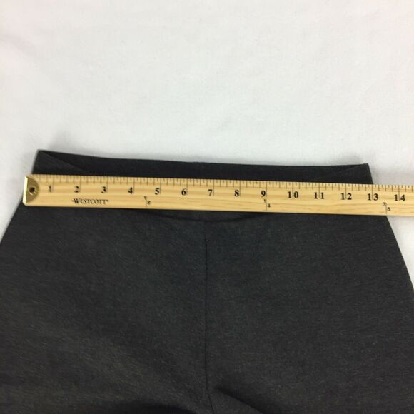 BCBGeneration Faux Leather Panel Leggings Size Medium Womens Solid Black Pull On - Picture 5 of 7